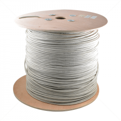 GUNMANSA CAT6 Shielded Solid Copper Indoor Grey - 500m Part No: CB70-7