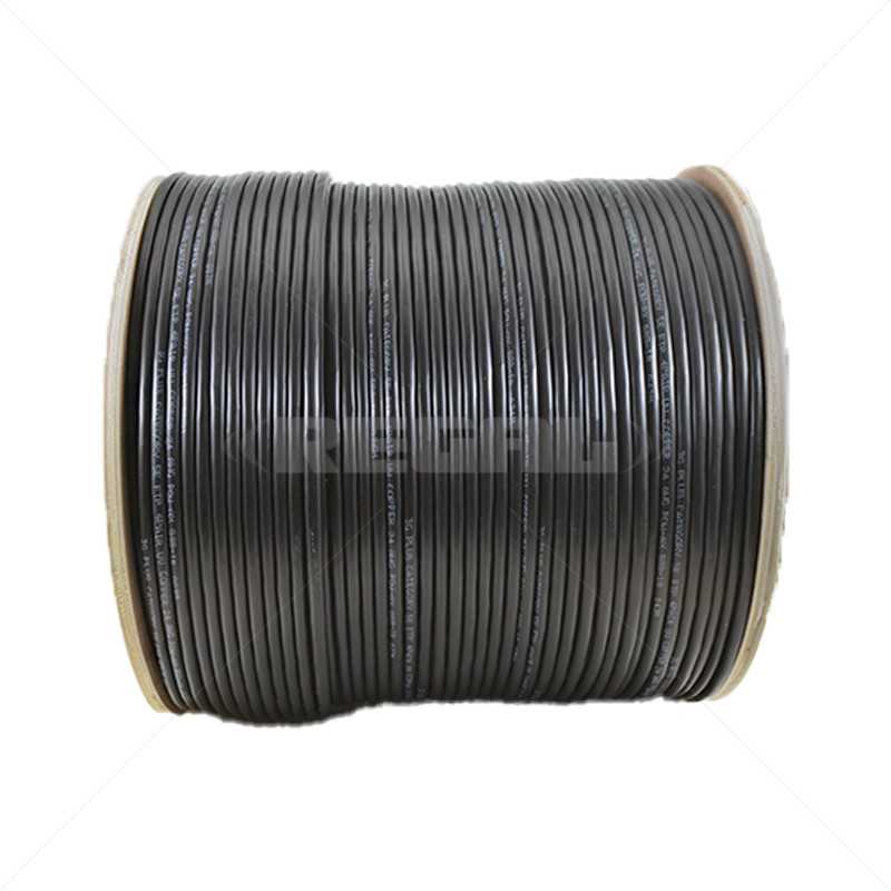GUNMANSA CAT6 U/UTP Solid Copper Outdoor UV Protected Black - 500m