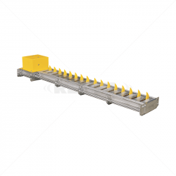 GUNMANSA Centurion Barriers Claws Spike System 4.5m Indep Drive Flushmount Part No: GA120-1