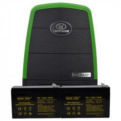 GUNMANSA Centurion Gate Motor Kit D20 SMART + 2x Batteries only excl Base Plate