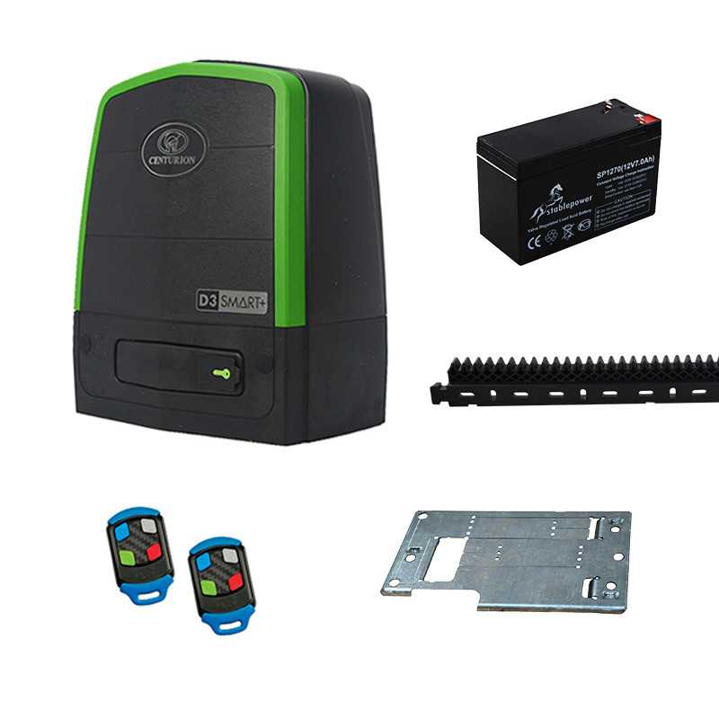 GUNMANSA Centurion Motor Kit D3 SMART+ 2x Tx4 RAZ Rack Battery Base Plate