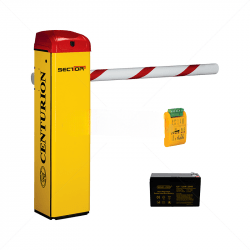 GUNMANSA Centurion Traffic Barrier SECTOR II Boom 4.5m MSteel Loop Det + Pole Part No: GA84-4