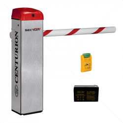 GUNMANSA Centurion Traffic Barrier SECTOR II Boom 6m 316SS incl Loop Det + Pole Part No: GA84-12
