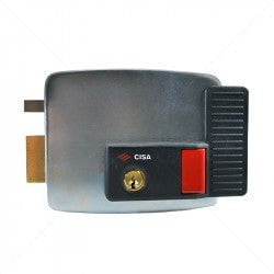 GUNMANSA CISA Electric Rim Gate Lock Inward Open LHS with Push Button 12VAC