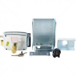 GUNMANSA CISA Electric Rim Gate Lock Inward Open RHS no Push Button 12VAC