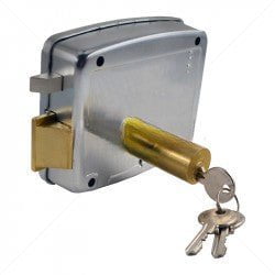 GUNMANSA CISA Electric Rim Gate Lock Inward Open RHS with Push Button 12VAC