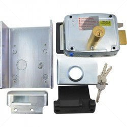 GUNMANSA CISA Electric Rim Gate Lock Outward Open LHS no Push Button 12VAC