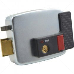 GUNMANSA CISA Electric Rim Gate Lock Outward Open LHS with Push Button 12VAC