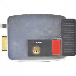 GUNMANSA CISA Electric Rim Gate Lock Outward Open LHS with Push Button 12VAC