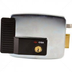 GUNMANSA CISA Electric Rim Gate Lock Outward Open RHS no Push Button 12VAC