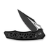 GUNMANSA Civivi Anaaki Flipper &amp; Button Lock Knife Black Aluminum Handle C24039-1
