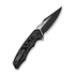 GUNMANSA Civivi Anaaki Flipper & Button Lock Knife Black Aluminum Handle C24039-1