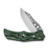 GUNMANSA CIVIVI Biophase Flipper & Button Lock Knife Green Aluminum Handle C23083-1