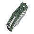 GUNMANSA CIVIVI Biophase Flipper & Button Lock Knife Green Aluminum Handle C23083-1