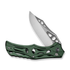 GUNMANSA CIVIVI Biophase Flipper & Button Lock Knife Green Aluminum Handle C23083-1