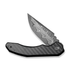 GUNMANSA Civivi Bluetick Flipper Knife Carbon Fiber Overlay On Black G10 Handle Knife C23050-DS2
