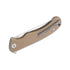 GUNMANSA Civivi Courser Flipper Tan G10 Handle Knife- C804B