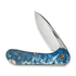 GUNMANSA Civivi Elementum Slip Joint Knife Blue Ocean Resin Handle  C18062AJ-4