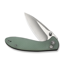 GUNMANSA Civivi Faeger Flipper & Button Lock Knife Natural G10 Handle-C24031-3