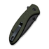 GUNMANSA Civivi Faeger Flipper & Button Lock Knife OD Green G10 Handle-C24031-2
