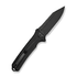 GUNMANSA Civivi Neurohaptic Flipper &amp; Button Lock Knife Black G10 Handle C23080-1