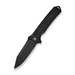 GUNMANSA Civivi Neurohaptic Flipper &amp; Button Lock Knife Black G10 Handle C23080-1