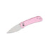 GUNMANSA Civivi Qubit Pink Aluminium Handle Satin Finish - C22030E-5
