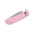 GUNMANSA Civivi Qubit Pink Aluminium Handle Satin Finish Knife - C22030E-5