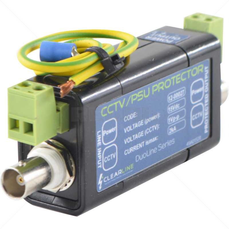 GUNMANSA Clearline Coax Pro 12V Power and Video Protector 12-00027