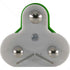 GUNMANSA Clearline Mains Protect 16A Std Plug LED (Green)