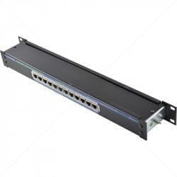 GUNMANSA Clearline Surge Protector 12-CH Network Gigabit 10/100/1000Mbps PoE Part No: LT02-12P