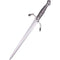 GUNMANSA Cold Steel Colichemarde Dagger with Uniquely Shaped Blade,Silver Artifact