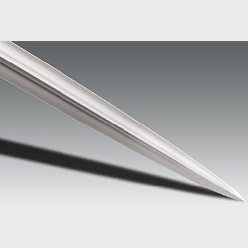 GUNMANSA Cold Steel Colichemarde Dagger with Uniquely Shaped Blade,Silver Artifact