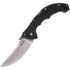 GUNMANSA Cold Steel Talwar Lockback Folding Knife Black G10 Handle S35VN Plain Edge Satin Finish CS21TTL