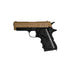 GUNMANSA Colt 1911 Defender Gas Tan Slide Black Lower Airsoft Pistol – 180166