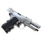 GUNMANSA Colt Defender 1911 Silver Gas Gun (Semi Auto|Blowback|GG|13|328 FPS|2.2J|4.5mm BB) 180142