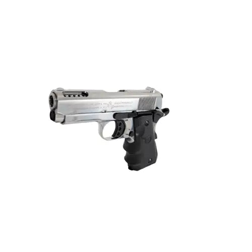 GUNMANSA Colt Defender 1911 Silver Gas Gun (Semi Auto|Blowback|GG|13|328 FPS|2.2J|4.5mm BB) 180142