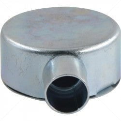 GUNMANSA Conduit Bosal - 20mm 1-Way Box Galvanised incl Lid & Screws Part No: CA10-1