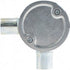 GUNMANSA Conduit Bosal - 20mm 2-Way Angle Box Galvanised incl Lid & Screws Part No: CA11-7
