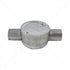 GUNMANSA Conduit Bosal - 25mm 2-Way Box Galvanised incl Lid & Screws Part No: CA11-4