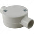 GUNMANSA Conduit PVC - 20mm 2-Way Box with Lid and Screws Part No: CA11