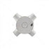 GUNMANSA Conduit PVC - 20mm 4-Way Box with Lid and Screws Part No: CA12-3
