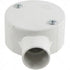 GUNMANSA Conduit PVC - 25mm 1-Way Box with Lid and Screws Part No: CA12-4