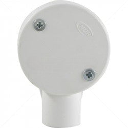 GUNMANSA Conduit PVC - 25mm 1-Way Box with Lid and Screws Part No: CA12-4