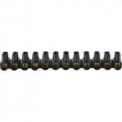 GUNMANSA Connector Block - 15A 12 Way Black Part No: CN07-1