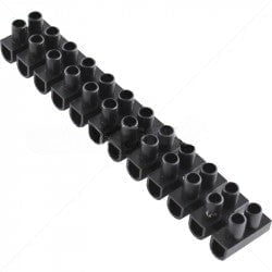GUNMANSA Connector Block - 15A 12 Way Black Part No: CN07-1