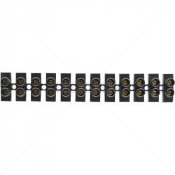GUNMANSA Connector Block - 3A Std Black Part No: CN06