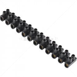 GUNMANSA Connector Block - 6A Std Black Part No: CN07
