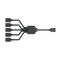 GUNMANSA Cooler Master Addressable RGB 1-to-5 Splitter Cable