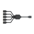 GUNMANSA Cooler Master Addressable RGB 1-to-5 Splitter Cable